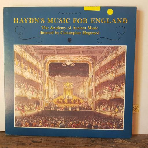 HAYDEN'S music for England THE ACADEMY OF ANCIENT MUSIC. Christopher Hogwood. 12" vinyl LP. FS1005/6