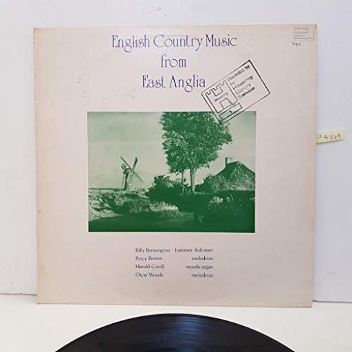 ENGLISH COUNTRY MUSIC FROM EAST ANGLIA 26 TRACKS WITH BAND INSERT.12" LP vinyl 12TS229