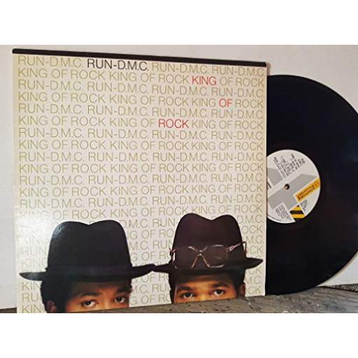 RUN-D.M.C. king of rock. 12" vinyl LP. BRLP504
