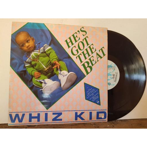 GLOBE and WHIZ KID he's got the beat. 12" vinyl single. 121S229