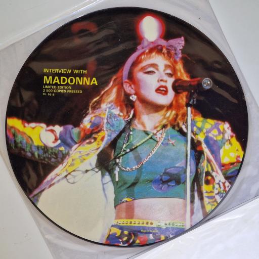 MADONNA Interview with Madonna 12" limited edition picture disc. DL59