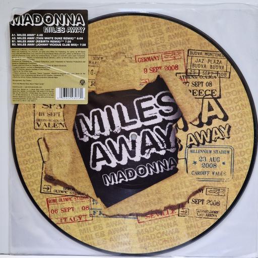 MADONNA Miles away 12" picture disc EP. 093624980360
