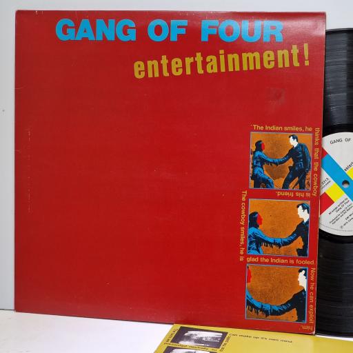 GANG OF FOUR Entertainment! 12" vinyl LP. EMC3313