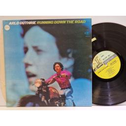 ARLO GUTHRIE Running down the road 12" vinyl LP. RSLP6346
