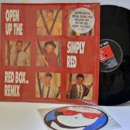 SIMPLY RED Open Up The Red Box 12" single. YZ75T