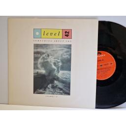 LEVEL 42 Something about you 12" single. POSPX759