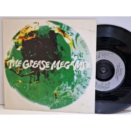 JOHN TRAVOLTA & OLIVIA NEWTON-JOHN The Grease mega-mix 7" single. PO114