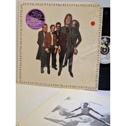 VARIOUS FT. ELVIS COSTELLO, IAN DURY, NICK LOWE, LARRY WALLIS Stiffs live 12" vinyl LP. STF0001