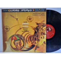 HAYDN, MONTEUX, VIENNA PHILHARMONIC Surprise Symphony No. 94 / Clock Symphony No. 101 12" vinyl LP. LSC-2394