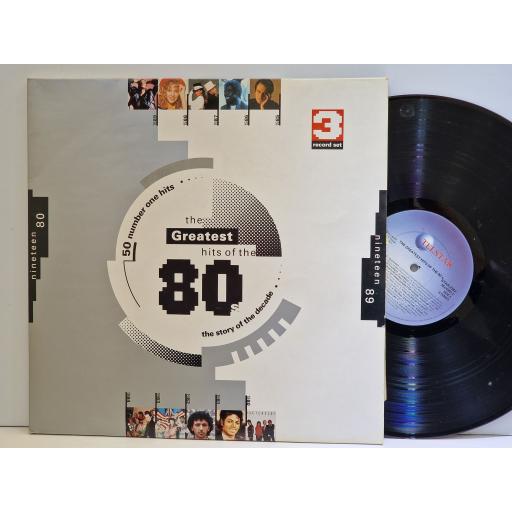 VARIOUS FT. GEORGE MICHAEL, MICHAEL JACKSON, LIONEL RICHIE, ENYA, ABBA, BLONDIE The greatest hits of the 80s compilation 3x12" vinyl LP. STAR2382