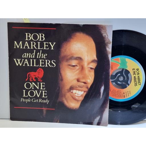 BOB MARLEY One love / People get ready 7" single. IS169