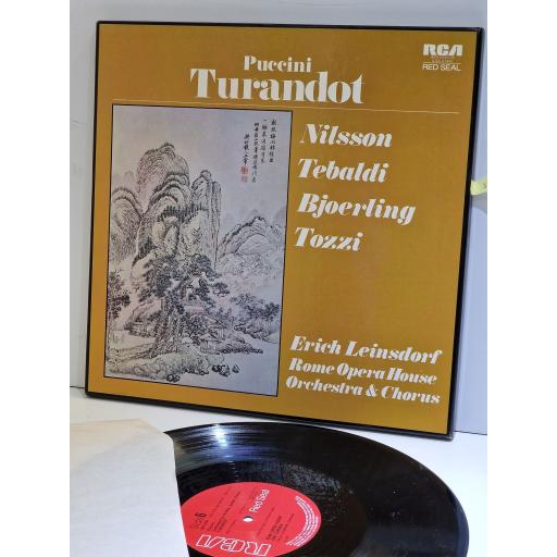 PUCCINI Turandot 3x12" LP set. SER 5643-45