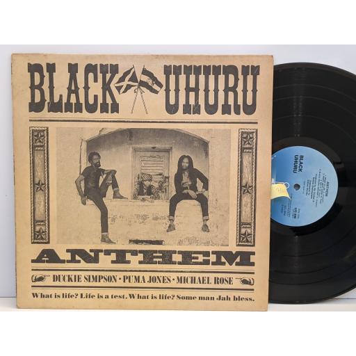BLACK UHURU Anthem, 12" vinyl LP. ILPS9769