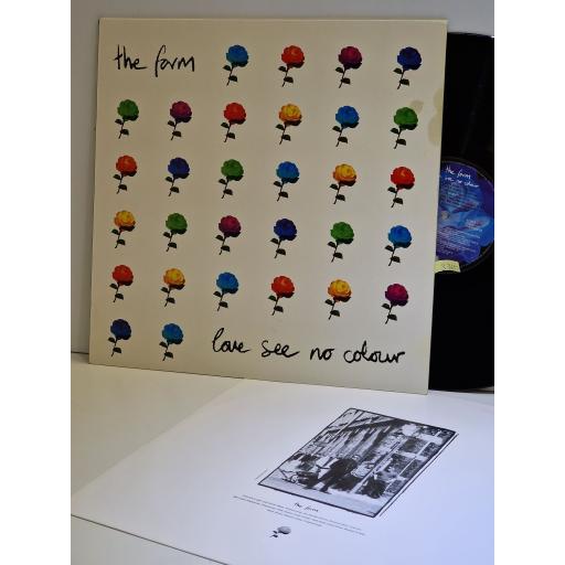 THE FARM Love see no colour 12" vinyl LP. 4720291