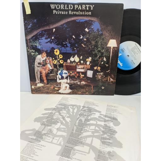 WORLD PARTY Private revolution, 12" vinyl LP. BFV41552