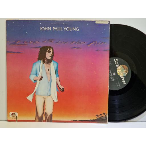 JOHN PAUL YOUNG Love is in the air 12" vinyl LP. SB7101