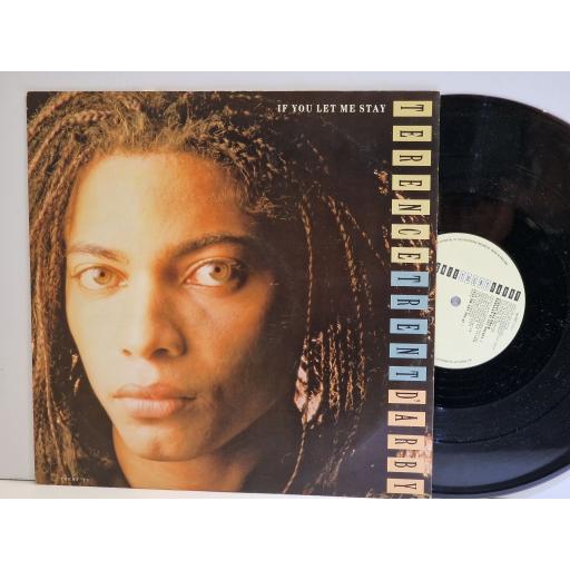 TERENCE TRENT D'ARBY If you let me stay 12" single. TRENTT1