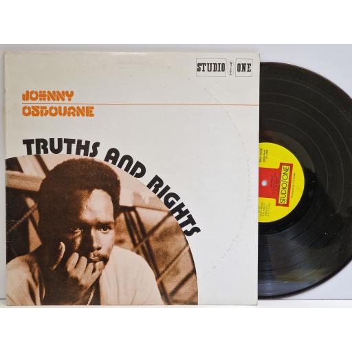 JOHNNY OSBOURNE Truth and rights 12" vinyl LP. SOLP0132
