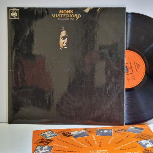 THELONIOUS MONK Misterioso 12" vinyl LP. 62620