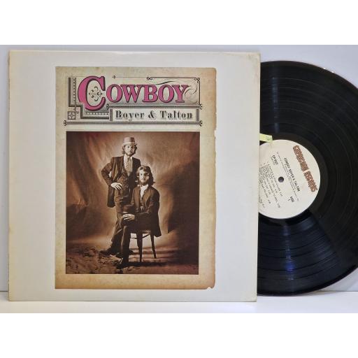 BOYER & TALTON Cowboy 12" vinyl LP. CP0127