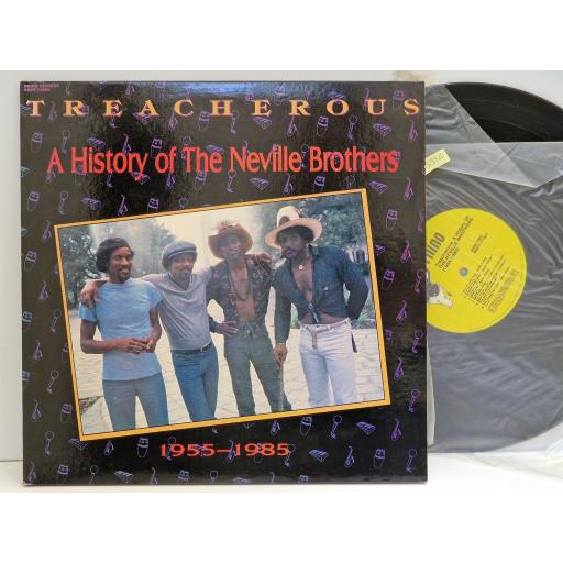 THE NEVILLE BROTHERS Treacherous: A History Of The Neville Brothers (1955 -1985) 2x12" vinyl LP. RNFP71494