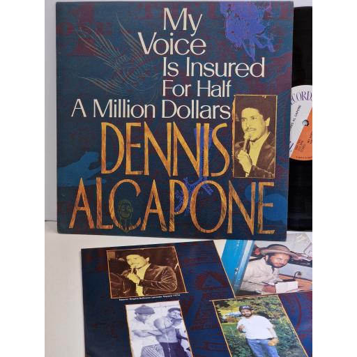 DENNIS ALCAPONE My voice is insured for half a million dollars 12" vinyl LP. TRLS272