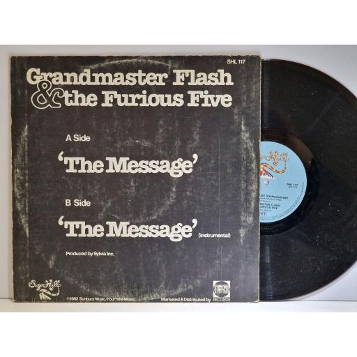 GRANDMASTER FLASH & THE FURIOUS FIVE The message 12" single. SHL117