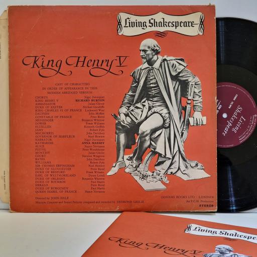 WILLIAM SHAKESPEARE King Henry V 12" vinyl LP. DEOB5AS