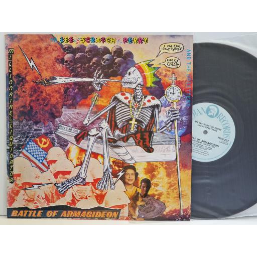 LEE 'SCRATCH' PERRY AND THE UPSETTERS Battle of Armagideon (Millionaire liquidator) 12" vinyl LP. TRLS227