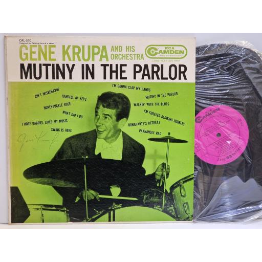 GENE KRUPA QUARTET Mutiny in the parlor 12" vinyl LP. CAL340
