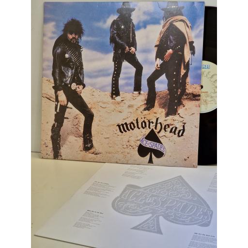 MOTORHEAD Ace of Spades 12" vinyl LP. BMGRM029