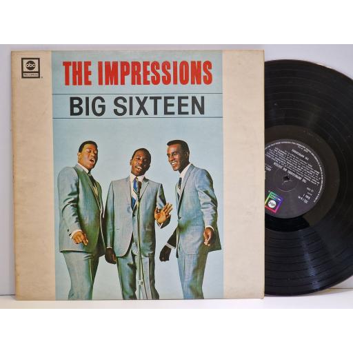 THE IMPRESSIONS Big sixteen 12" vinyl LP. ABCL5104