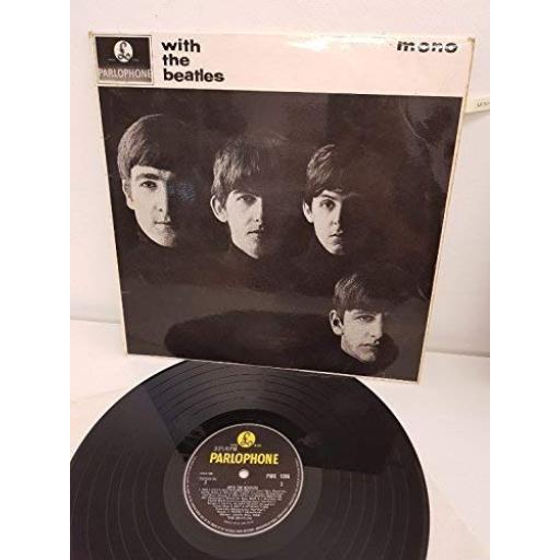 Beatles, WITH THE BEATLES. Rare second press Yellow/black parlophone PMC1206 with "dom...