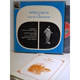 MARIA CALLAS, DONIZETTI, TULLO SERAFIN Lucia Di Lammermoor 2x12" LP box set. SLS5056
