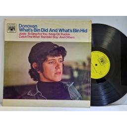DONOVAN What's Bin Did And What's Bin Hid 12" vinyl LP. MAL795