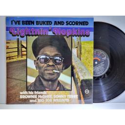 LIGHTNIN' HOPKINS I've been buked and scorned 12" vinyl LP. EMB3423