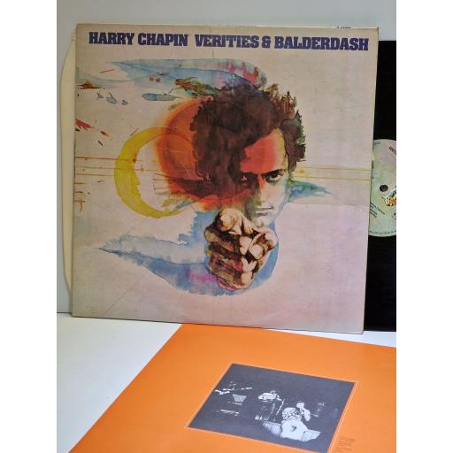 HARRY CHAPIN Verities & Balderdash 12" vinyl LP. K52007