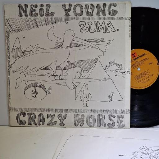 NEIL YOUNG & CRAZY HORSE Zuma 12" vinyl LP. MS2242