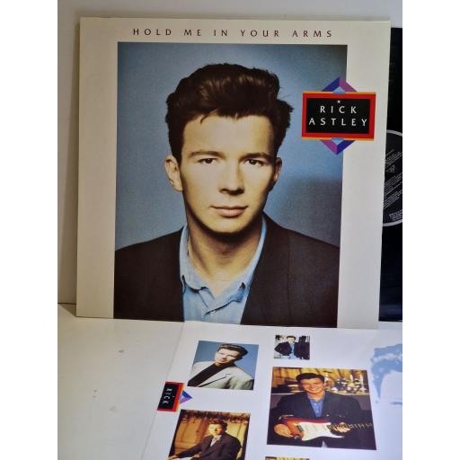 RICK ASTLEY Hold me in your arms 12" vinyl LP. PL71932