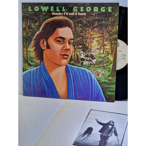 LOWELL GEORGE Thanks I'll Eat It Here 12" vinyl LP. K56487