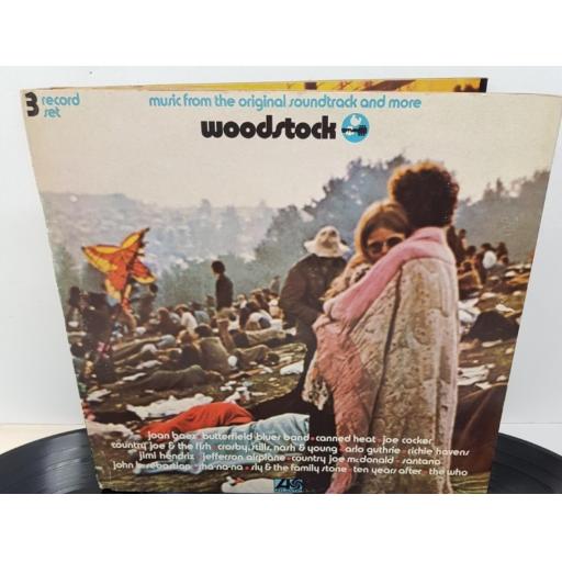 WOODSTOCK   MUSIC FROM THE ORIGINAL SOUNDTRACK AND MORE  2663001  3x12" LP
