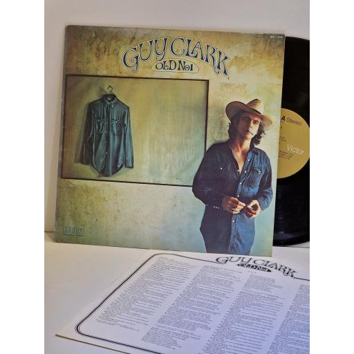 GUY CLARK Old No.1 12" vinyl LP. APL1303