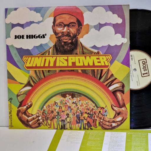 JOE HIGGS Unity is power 12" vinyl LP. STOP1002