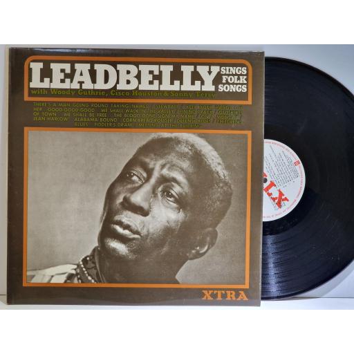 LEADBELLY Sings Folk Songs 12" vinyl LP. XTRA1064