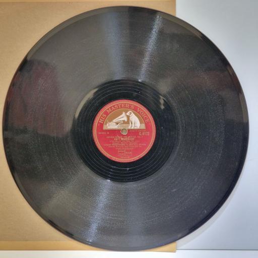 LOUIS ARMSTRONG & HIS ALL STARS Ain't Misbehavin' / Rockin' Chair 12" vinyl 78 RPM. C.4172