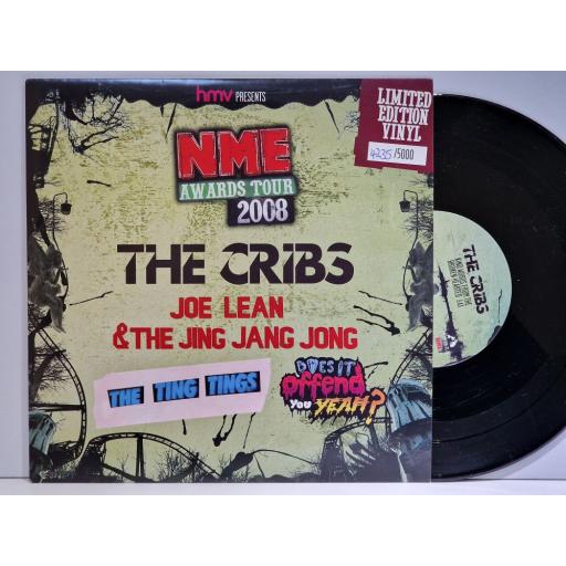 VARIOUS FT. THE TING TINGS, JOE LEAN AND THE JING JANG JONG, THE CRIBS HMV Presents NME Awards Tour 2008 10" numbered vinyl. NMEHMVV08-01