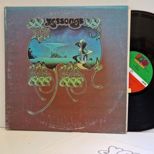 YES Yessongs 3x12" vinyl LP. SD3-100