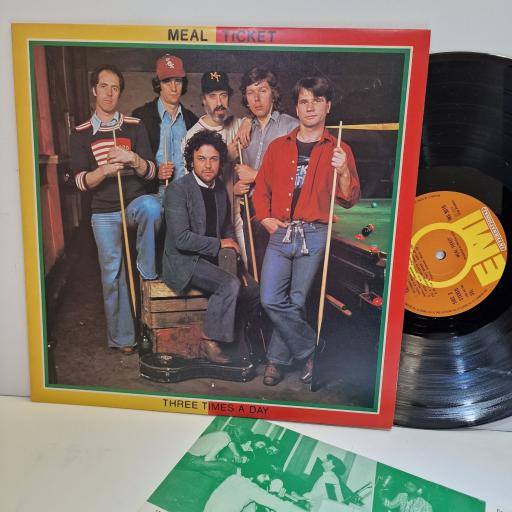 MEAL TICKET Three times a day 12" vinyl LP. INS3010