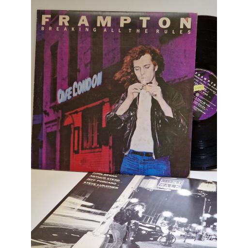 PETER FRAMPTON Breaking all the rules 12" vinyl LP. AMLK63722