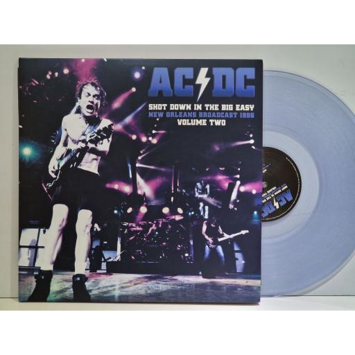 ACDC Shot Down In The Big Easy - New Orleans Broadcast 1996 Vol. 2 2x12" transparent vinyl LP. 803343247824